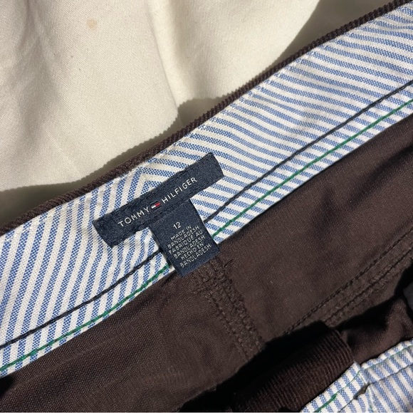 Mini brown corduroy Tommy Hilfiger skirt - Picture 3 of 3